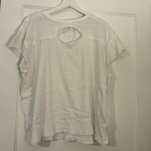 We the Free White Cutout Top Size Medium